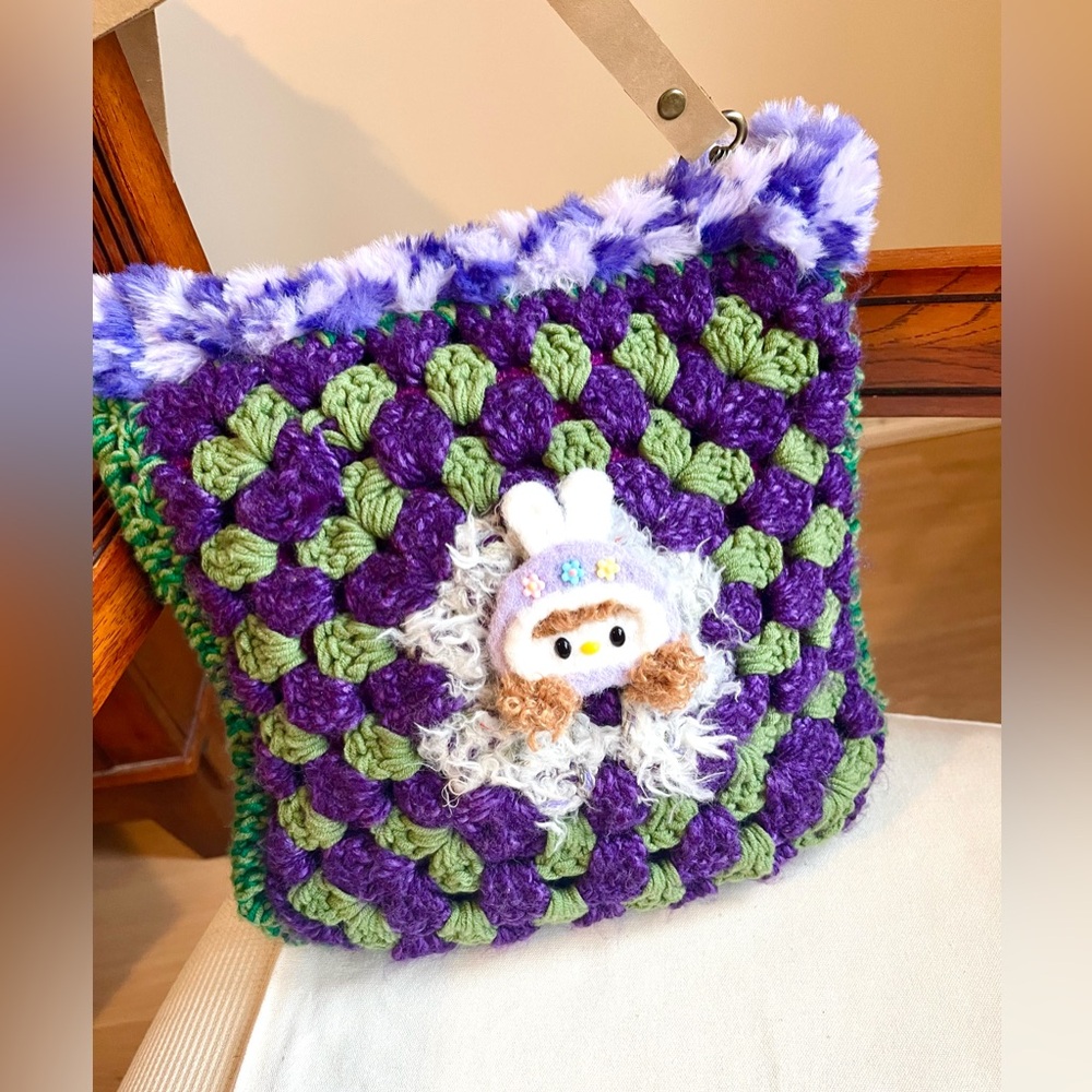 Handcrafted Crossbody Crochet Bag